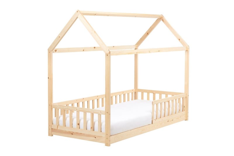 Barnsäng Cossaye - Ljus trä - Barn & bebis - Barnmöbler - Barnsäng & juniorsäng - Hussäng
