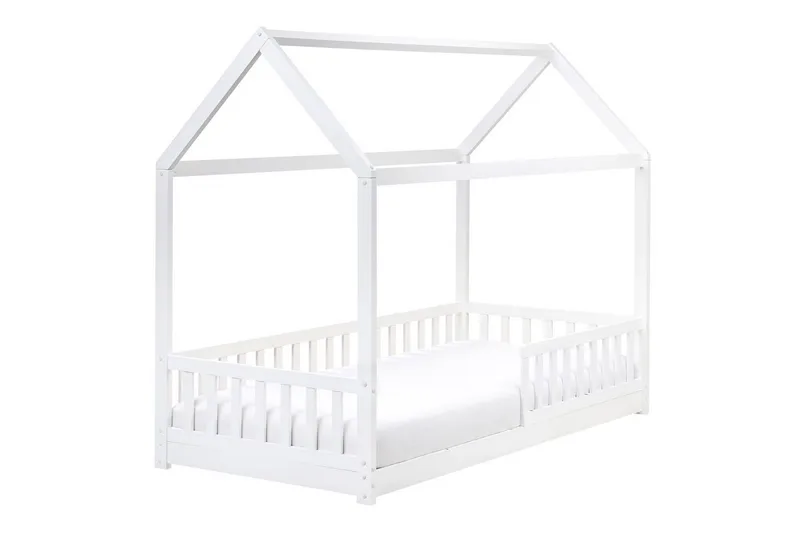 Barnsäng Cossaye - Vit - Barn & bebis - Barnmöbler - Barnsäng & juniorsäng - Hussäng