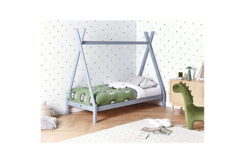 Barnsäng Devay - Grå - Barn & bebis - Barnmöbler - Barnsäng & juniorsäng - Hussäng