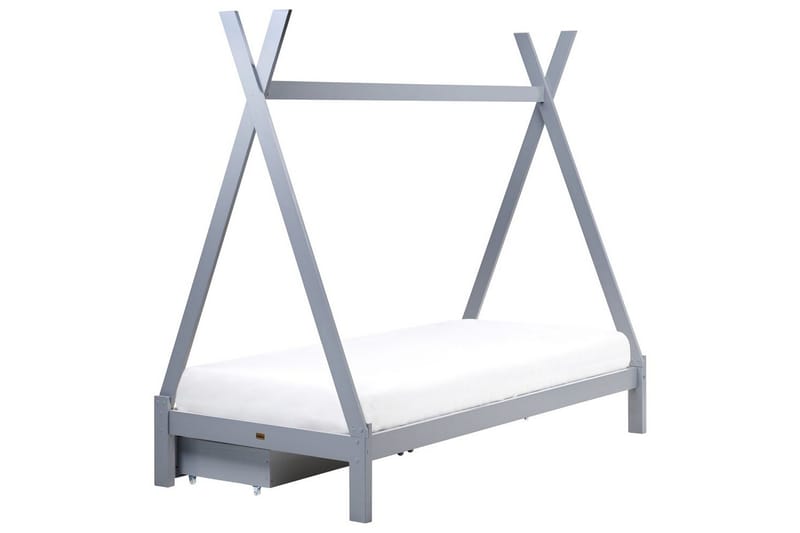 Barnsäng med lådor Devay - Grå - Barn & bebis - Barnmöbler - Barnsäng & juniorsäng - Hussäng
