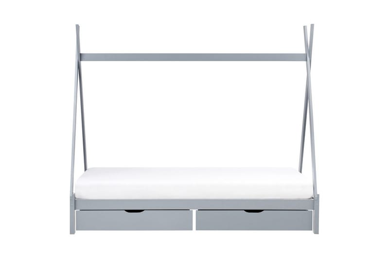 Barnsäng med lådor Devay - Grå - Barn & bebis - Barnmöbler - Barnsäng & juniorsäng - Hussäng