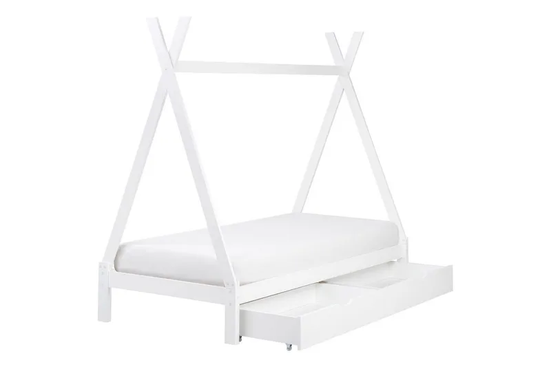 Barnsäng med lådor Devay - Vit - Barn & bebis - Barnmöbler - Barnsäng & juniorsäng - Hussäng
