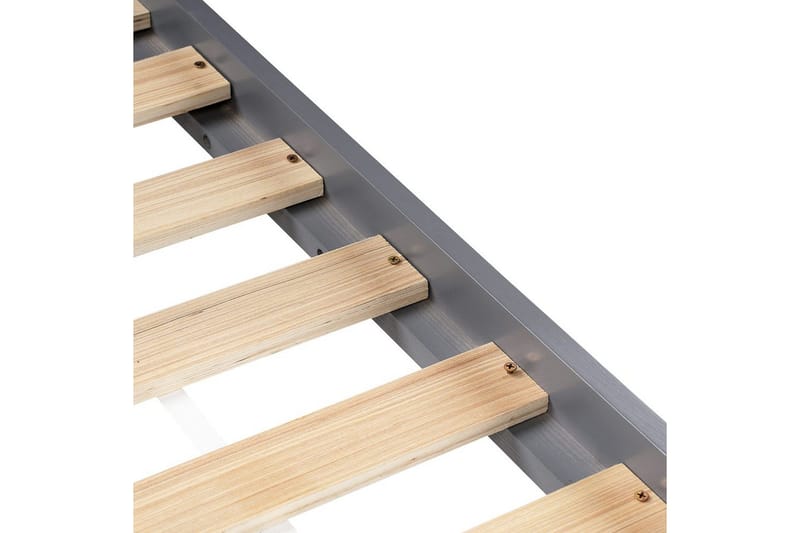 Barnsäng Orgeval - Grå, ljust trä, vit - Barn & bebis - Barnmöbler - Barnsäng & juniorsäng - Hussäng