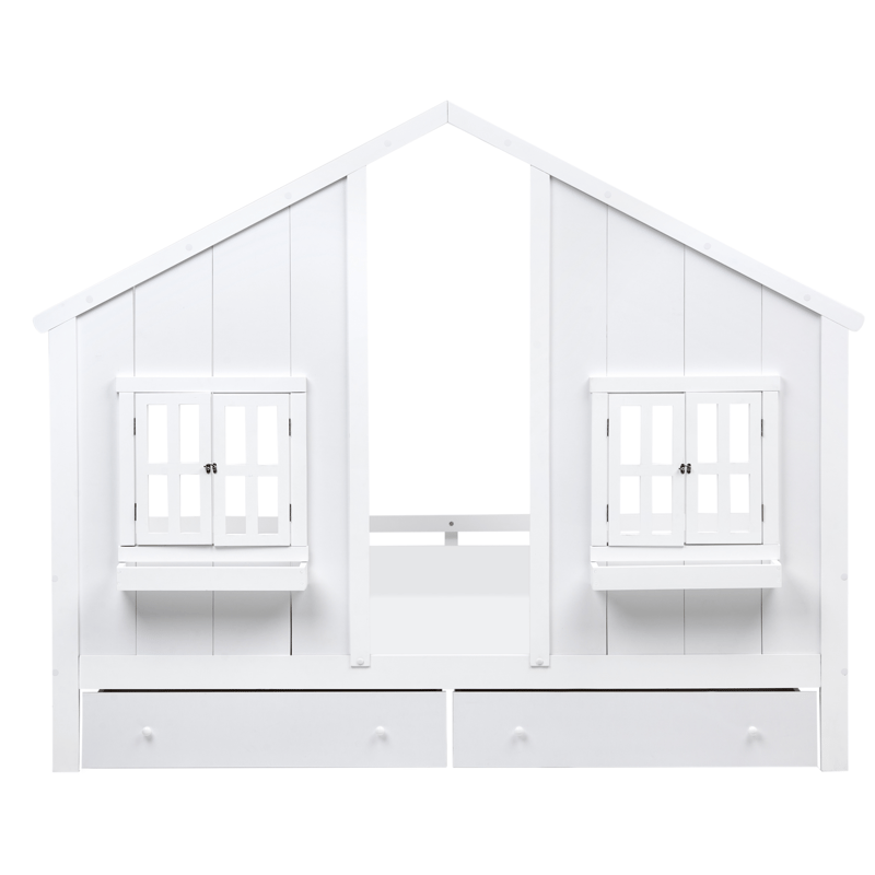 Barnsäng Trappes - Vit - Barn & bebis - Barnmöbler - Barnsäng & juniorsäng - Hussäng