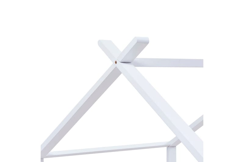 Barnsäng vit massiv furu 80x160 cm - Vit - Barn & bebis - Barnmöbler - Barnsäng & juniorsäng