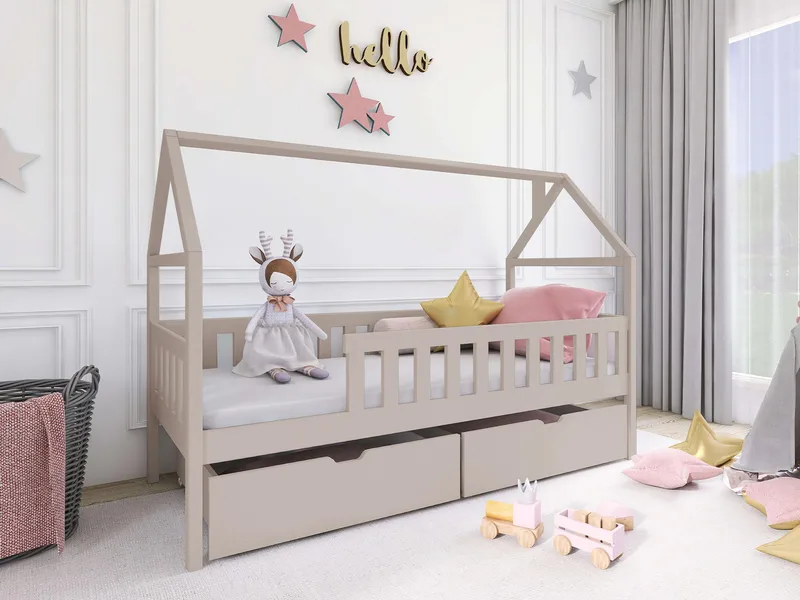 Claven Hussäng 86x188 cm - Beige - Barn & bebis - Barnmöbler - Barnsäng & juniorsäng - Hussäng