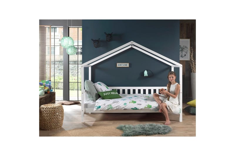 Dallas Hussäng 97x211 cm - Vit - Barn & bebis - Barnmöbler - Barnsäng & juniorsäng - Hussäng