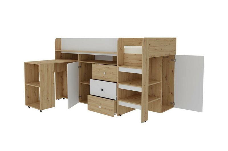 Dunvegan Juniorsäng 90x200 cm Svart - Barn & bebis - Barnmöbler - Barnsäng & juniorsäng