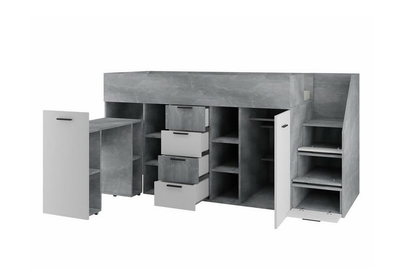 Dunvegan Juniorsäng 90x200 cm Vit - Barn & bebis - Barnmöbler - Barnsäng & juniorsäng