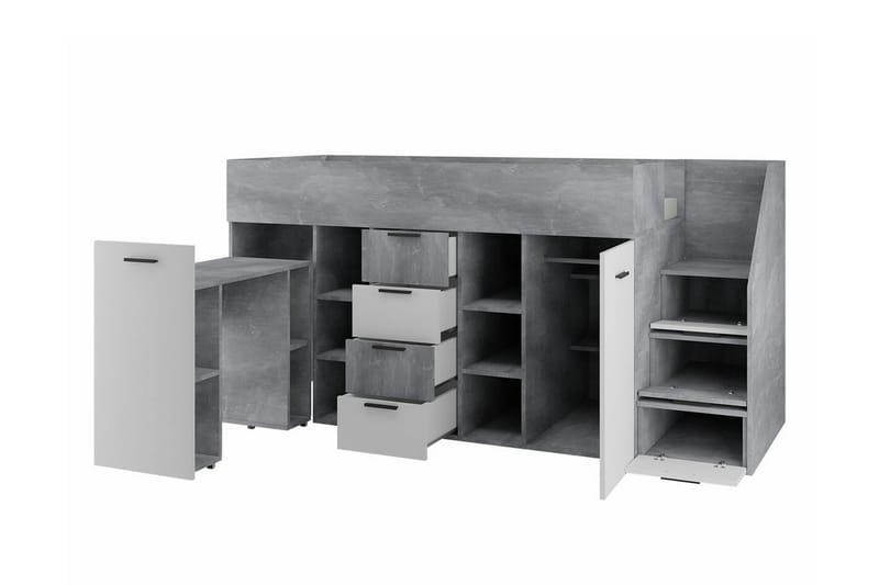 Dunvegan Juniorsäng 90x200 cm Vit - Barn & bebis - Barnmöbler - Barnsäng & juniorsäng