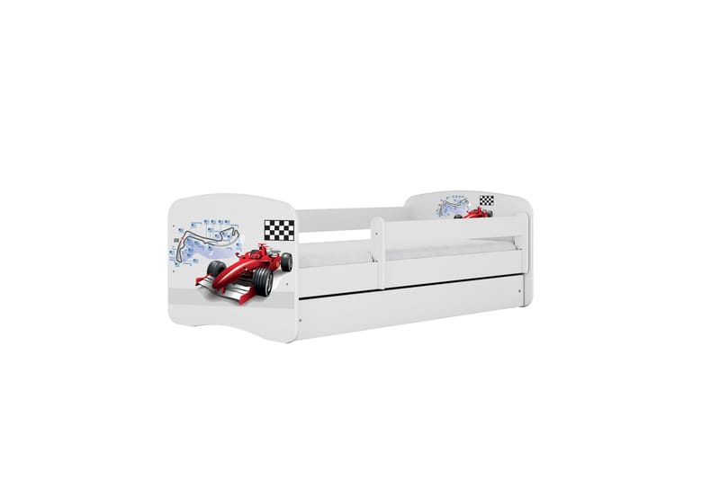 FORMULA Barnsäng 140x70 cm med Madrass Vit - Barn & bebis - Barnmöbler - Barnsäng & juniorsäng - Enkelsäng barn