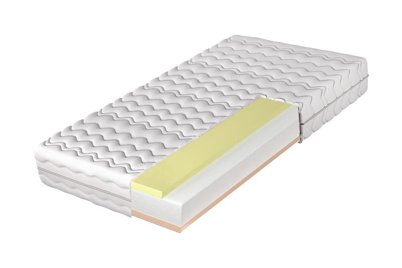 Fynlee Skummadrass 90x200 cm, Vit