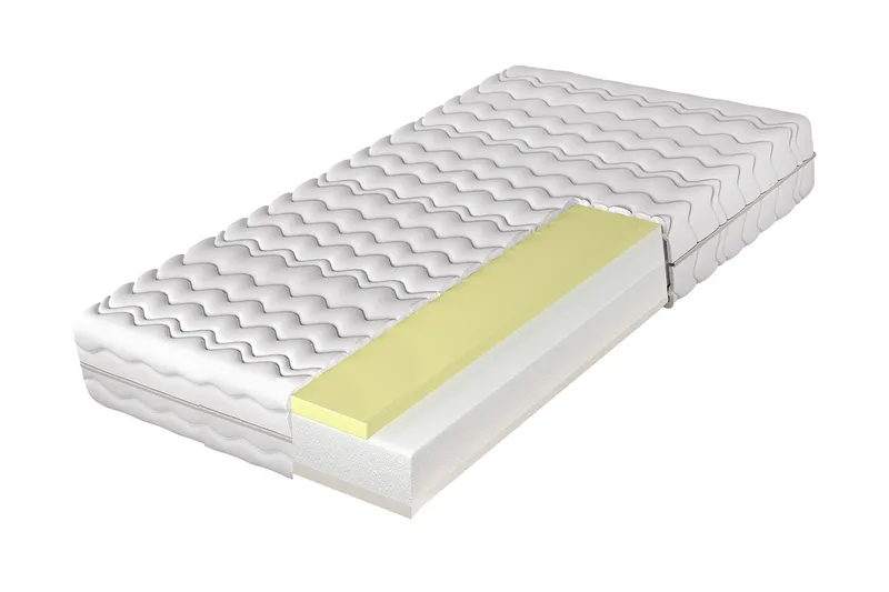 Gamini Skummadrass 140x200 cm, Vit