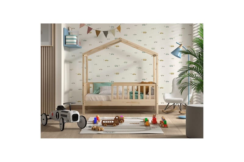 Hussäng för Småbarn Dallas 70x140 cm Naturlig - Naturlig - Barn & bebis - Barnmöbler - Barnsäng & juniorsäng