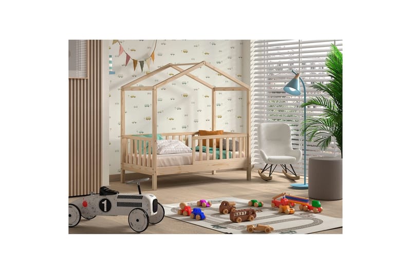 Hussäng för Småbarn Dallas 70x140 cm Naturlig - Naturlig - Barn & bebis - Barnmöbler - Barnsäng & juniorsäng