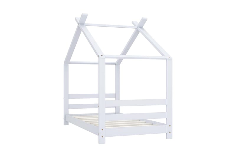 Hussäng vit massiv furu 70x140 cm - Antikvit - Barn & bebis - Barnmöbler - Barnsäng & juniorsäng - Hussäng