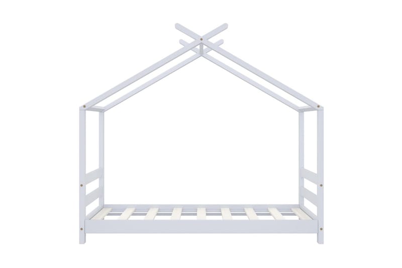 Hussäng vit massiv furu 70x140 cm - Antikvit - Barn & bebis - Barnmöbler - Barnsäng & juniorsäng - Hussäng