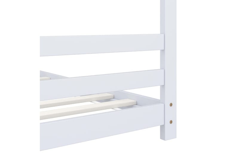 Hussäng vit massiv furu 70x140 cm - Antikvit - Barn & bebis - Barnmöbler - Barnsäng & juniorsäng - Hussäng