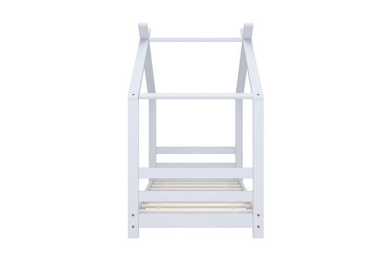 Hussäng vit massiv furu 70x140 cm - Antikvit - Barn & bebis - Barnmöbler - Barnsäng & juniorsäng - Hussäng