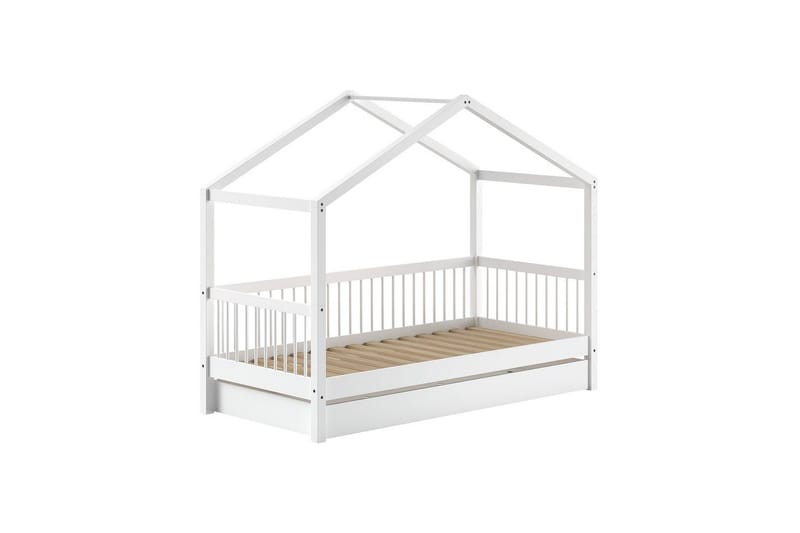 Hussäng med låda Forrest Vit - Vit - Barn & bebis - Barnmöbler - Barnsäng & juniorsäng - Hussäng