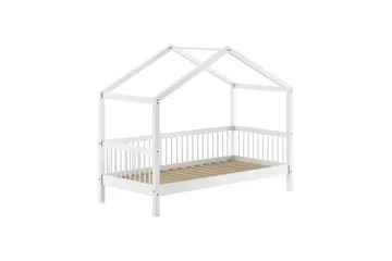Hussäng med låda textilset Forrest Vit - Vit - Barn & bebis - Barnmöbler - Barnsäng & juniorsäng - Hussäng