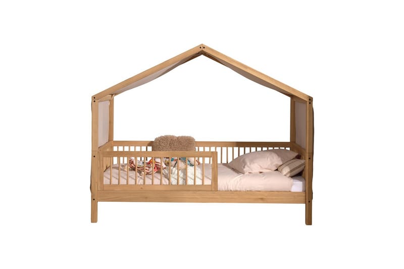 Hussäng med säkerhetsräcke textilset Forrest Ek - Ek - Barn & bebis - Barnmöbler - Barnsäng & juniorsäng - Hussäng