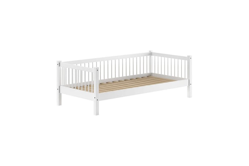Hussäng med säkerhetsräcke textilset Forrest Vit - Vit - Barn & bebis - Barnmöbler - Barnsäng & juniorsäng - Hussäng