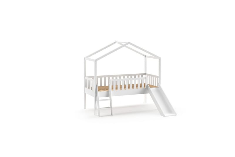 Hussäng med staket och låda Dallas 90x200 cm Antracit - Antracit - Barn & bebis - Barnmöbler - Barnsäng & juniorsäng