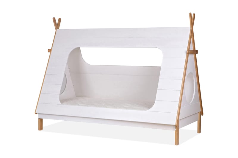 WAWATAM Hussängram 90x200 Inkl Ribbotten Vit Tall - Hussäng