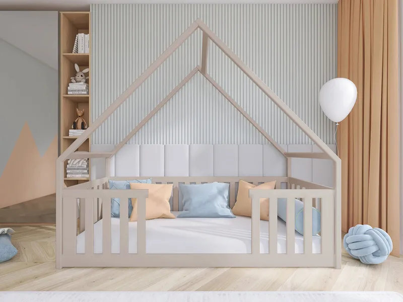 Jovricon Hussäng 86x188 cm - Beige - Barn & bebis - Barnmöbler - Barnsäng & juniorsäng - Hussäng