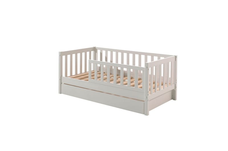 Juniorsäng med låda Peuterbed Vit - Vit - Barn & bebis - Barnmöbler - Barnsäng & juniorsäng