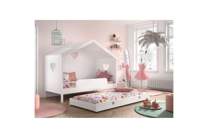 Låda för HouseBed Amori Vit - Barn & bebis - Barnmöbler - Barnsäng & juniorsäng - Hussäng