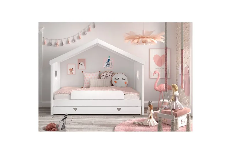 Låda för HouseBed Amori Vit - Barn & bebis - Barnmöbler - Barnsäng & juniorsäng - Hussäng