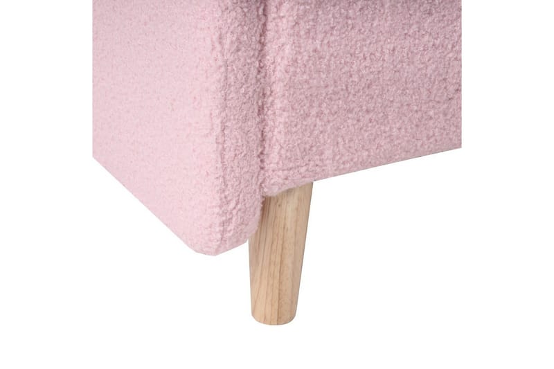 Barnsäng Laye - Rosa, ljust trä - Barn & bebis - Barnmöbler - Barnsäng & juniorsäng