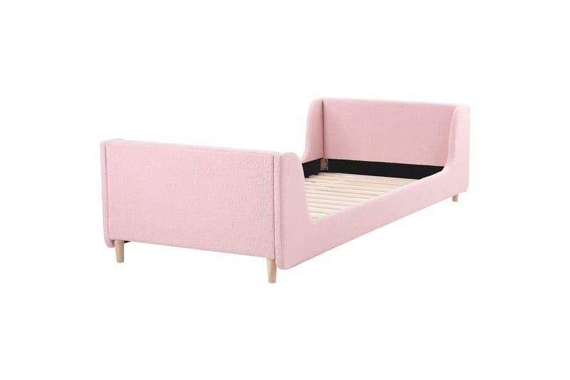 Barnsäng Laye - Rosa, ljust trä - Barn & bebis - Barnmöbler - Barnsäng & juniorsäng
