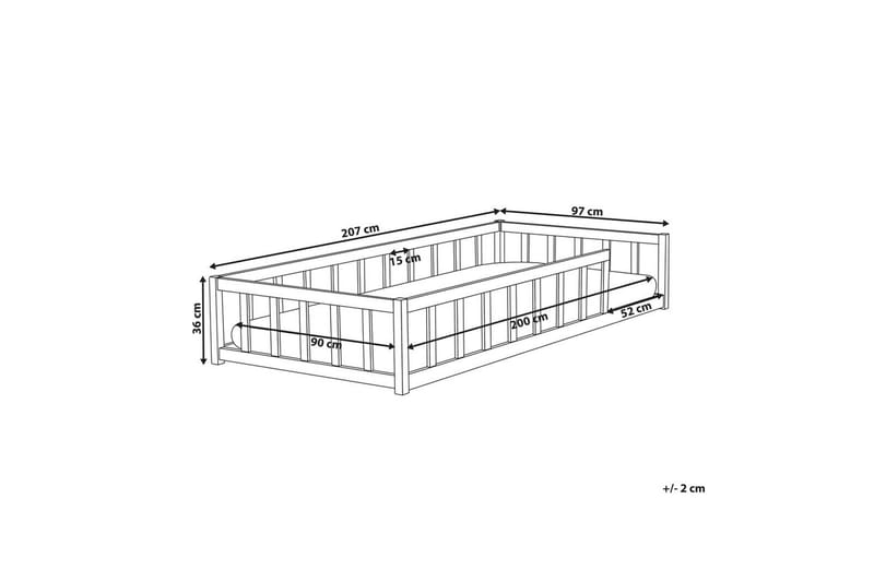 Barnsäng Meymac - Ljus trä - Barn & bebis - Barnmöbler - Barnsäng & juniorsäng
