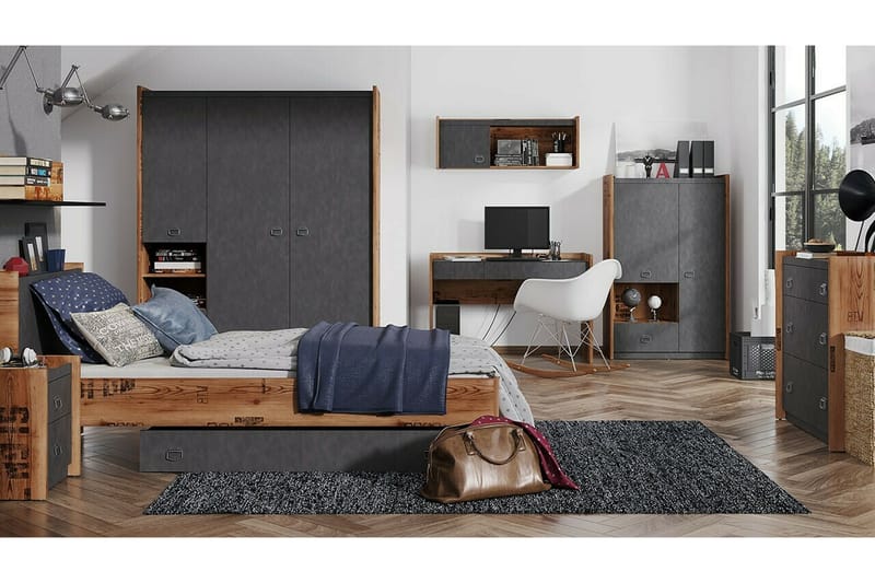 Rathmore Juniorsäng 90x200 cm Grå - Barn & bebis - Barnmöbler - Barnsäng & juniorsäng