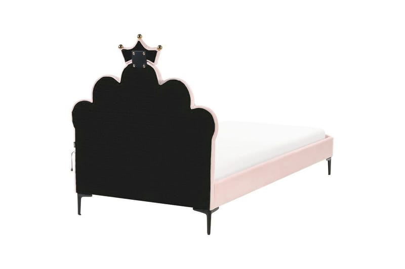 Barnsäng Rubian - Rosa, Svart - Barn & bebis - Barnmöbler - Barnsäng & juniorsäng