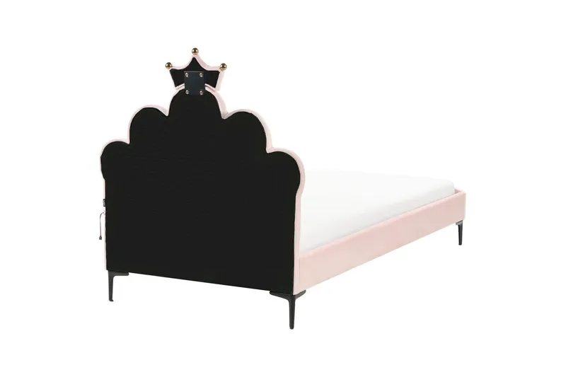 Barnsäng Rubian - Rosa, Svart - Barn & bebis - Barnmöbler - Barnsäng & juniorsäng