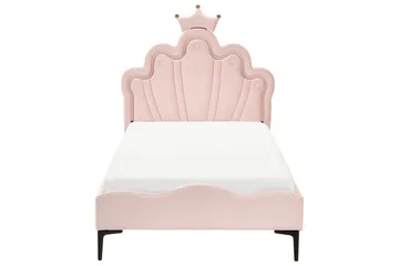 Barnsäng Rubian - Rosa, Svart - Barn & bebis - Barnmöbler - Barnsäng & juniorsäng