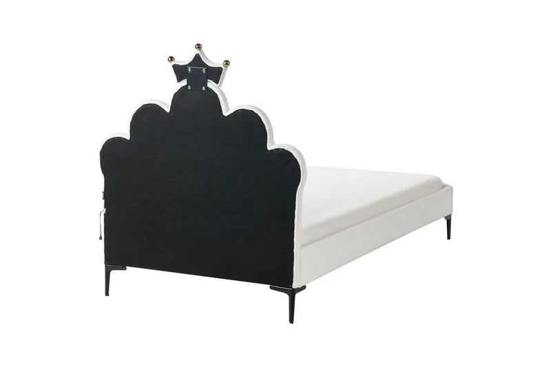 Barnsäng Rubian - Vit, Svart - Barn & bebis - Barnmöbler - Barnsäng & juniorsäng