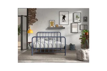 Säng Bronxx Blå, 140 x 200 cm - Blå, 140 x 200 cm - Barn & bebis - Barnmöbler - Barnsäng & juniorsäng