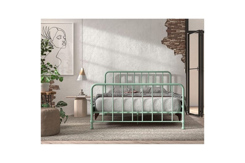 Säng Bronxx Olivgrön, 160 x 200 cm - Olivgrön, 160 x 200 cm - Barn & bebis - Barnmöbler - Barnsäng & juniorsäng