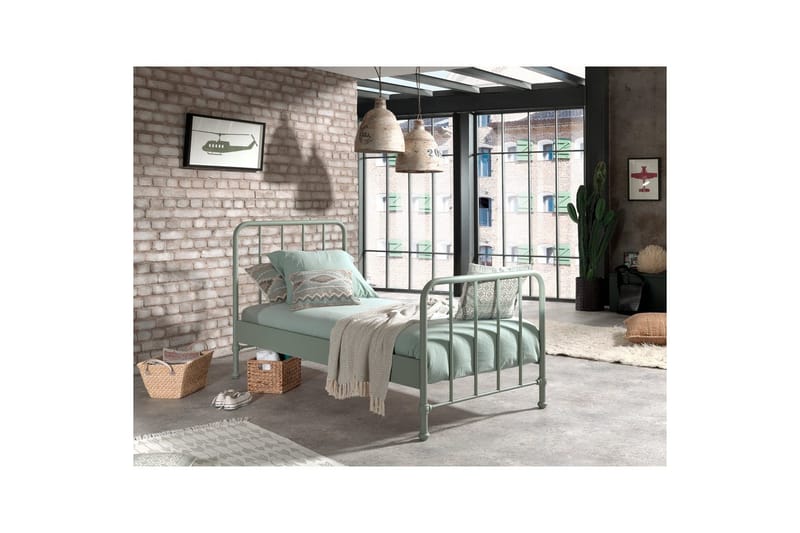 Säng Bronxx Olivgrön, 90 x 200 cm - Olivgrön, 90 x 200 cm - Barn & bebis - Barnmöbler - Barnsäng & juniorsäng