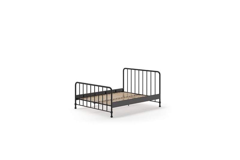 Säng Bronxx Svart, 160 x 200 cm - Svart, 160 x 200 cm - Barn & bebis - Barnmöbler - Barnsäng & juniorsäng