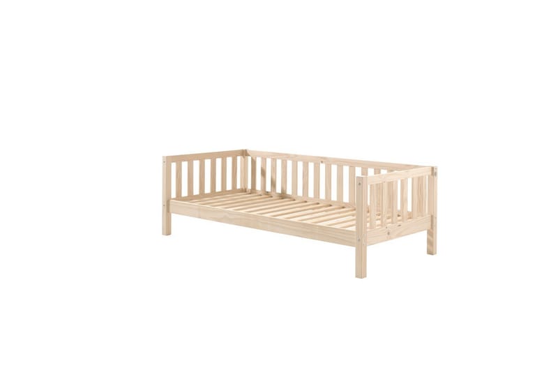 Säng Fritz med 1 Låda Naturlig - Naturlig - Barn & bebis - Barnmöbler - Barnsäng & juniorsäng