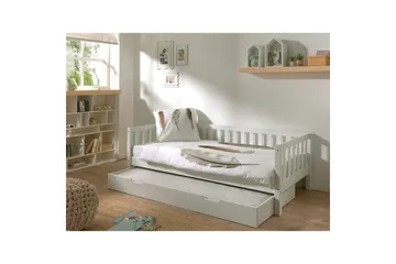 Säng Fritz med 1 Låda Vit - Vit - Barn & bebis - Barnmöbler - Barnsäng & juniorsäng