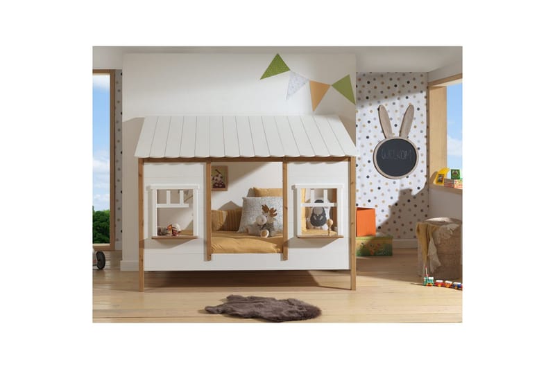 Säng Hussäng Brun - Brun - Barn & bebis - Barnmöbler - Barnsäng & juniorsäng - Hussäng