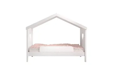 Säng med fallskydd Amori Vit - Barn & bebis - Barnmöbler - Barnsäng & juniorsäng - Hussäng