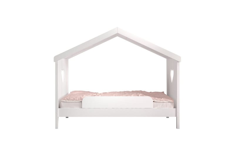 Säng med fallskydd Amori Vit - Barn & bebis - Barnmöbler - Barnsäng & juniorsäng - Hussäng